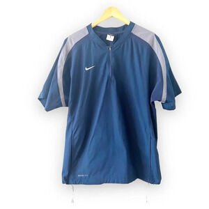 Nike Stormfit Ventilated Baseball Overshirt Size Medium Short Sleeve Jacket‎